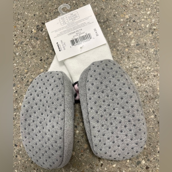 NWT Jumping Beans Unicorn Kitty Slipper Socks, size 6-12 months - Picture 5 of 7